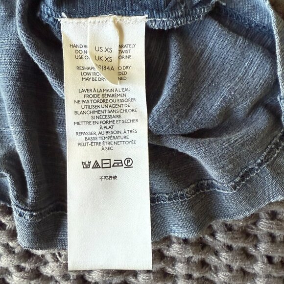 Free People Billie Jean Twofer Lace Sleeve Top in XS - Picture 7 of 7